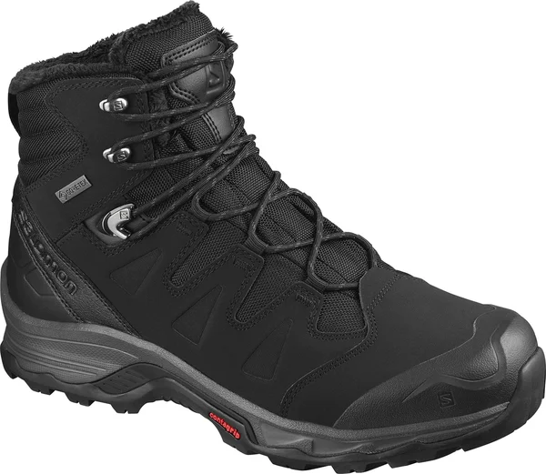 Salomon Men's Quest Winter GTX Boot - 10 - Black, Ebony, Black