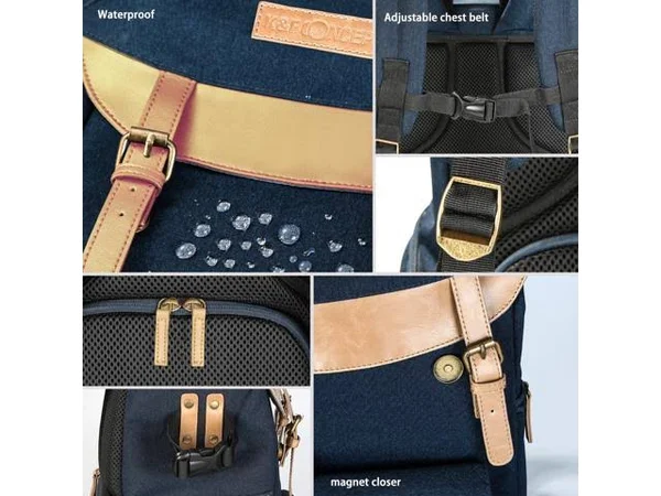 Ku0026F Concept Multi-functional Camera Backpack 600d Polyester Waterproof
