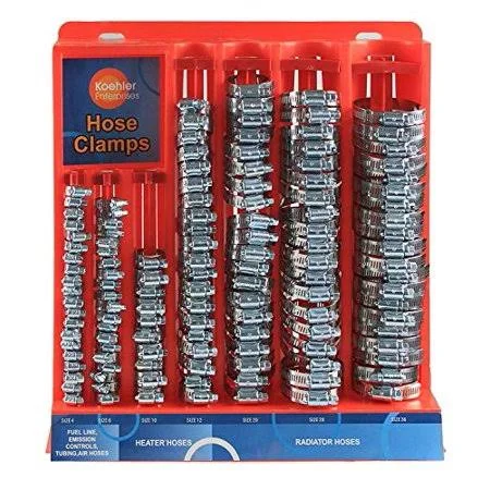 Koehler Enterprises KEDIS150 Red Stainless Steel Hose Clamp Mountable Rack Inclu
