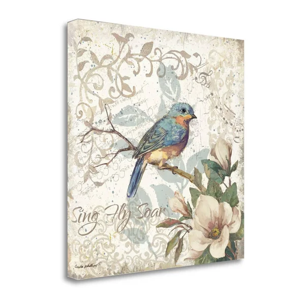 Tangletown Fine Art Sing - Fly - Soar by Anita Phillips - Fine Canvas Art