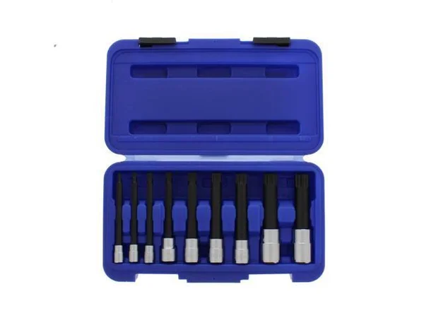 VIM Tools 9 Piece XZN Triple Square - Spline Drive Bit Set