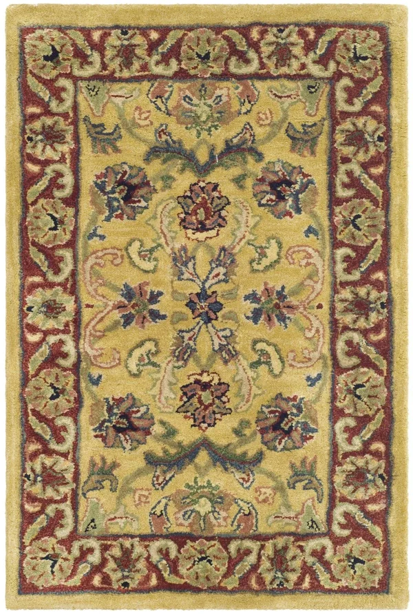 Safavieh 6& x 9& Classic CL398A Gold, Red Rug