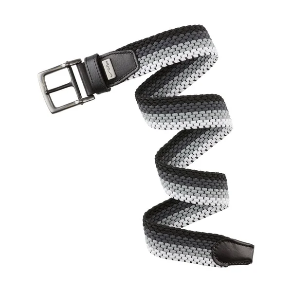 Nike Men's Stretch Woven Golf Belt Black/Grey 40