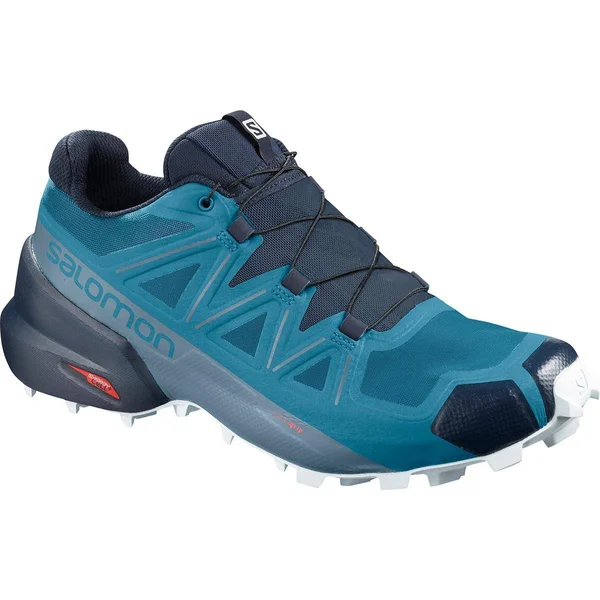 Salomon Men's Speedcross 5 Shoe - 13 - Fjord Blue - Navy Blazer, Illusion Blue