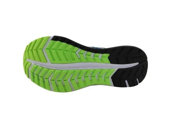 Saucony Men's Omni ISO (Wide) 2 Marine-Silver, 10