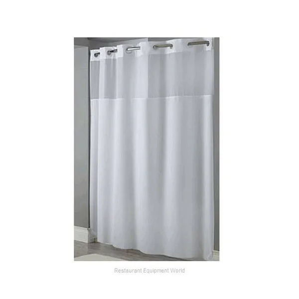 Hookless Mystery Shower Curtain White 71 in. x 77 in. 12 per Case