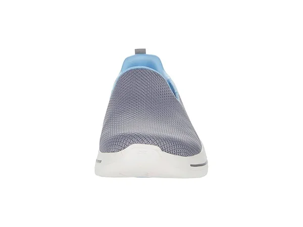 Women's Skechers GOwalk Arch Fit Grateful Slip on Sneaker, Adult, Size: 5, Gray/Blue