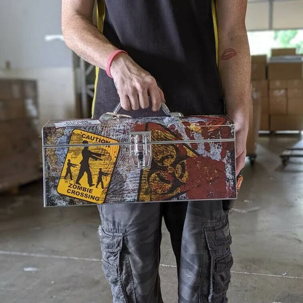 Sainty International 24-059 Art Deco Zombie Tool Box