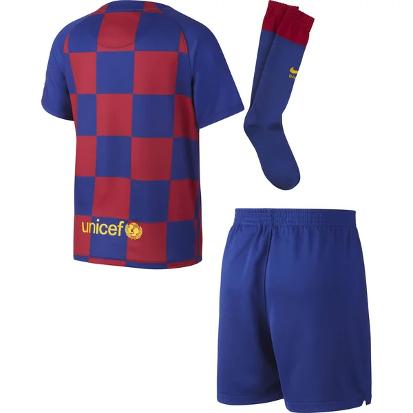 Youth Nike Royal Barcelona 2019/20 Home Replica Jersey Kit Set