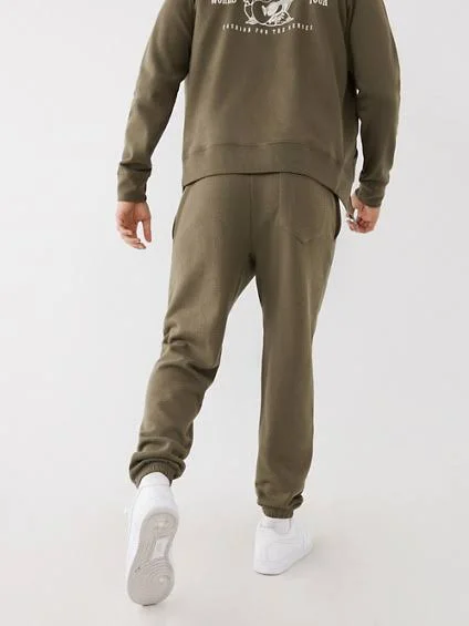 Men's Classic Logo Jogger - Taupe, Size Large, True Religion