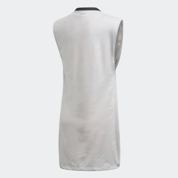 Adidas NY Tennis Dress - Grey/Flash Orange, Large