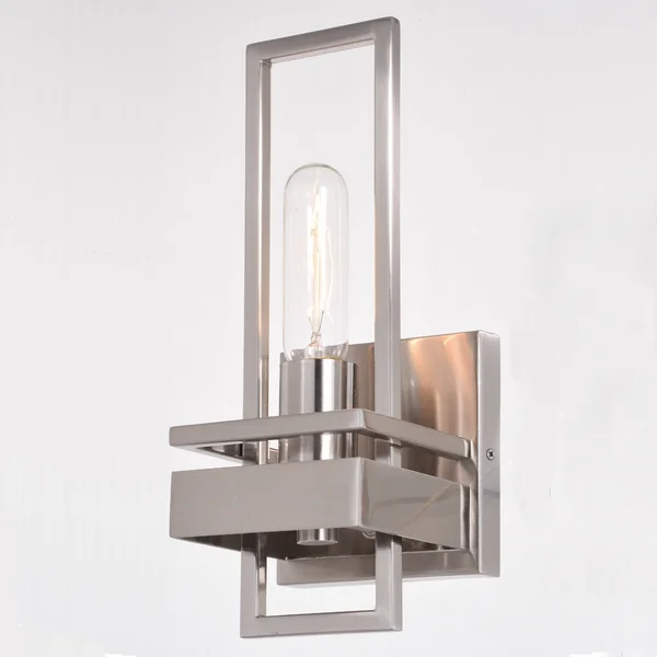 Vaxcel W0344 Marquis - 1 Light Wall Sconce Satin Nickel Finish