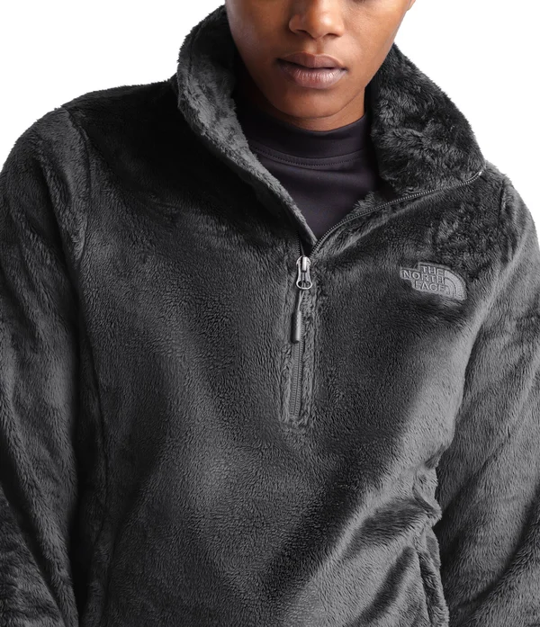 The North Face Women's Osito 1/4 Zip Pullover - XL - Asphalt Grey