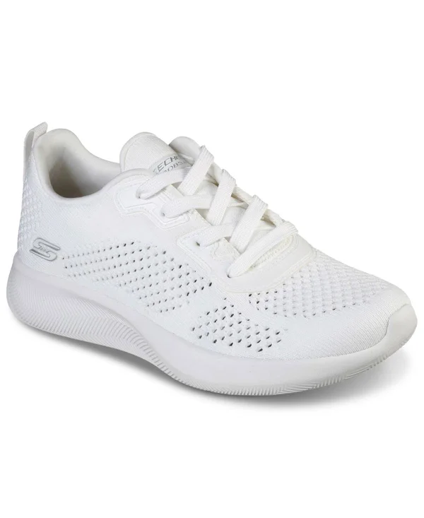 Skechers Women's Bobs Sport Squad 2 Social Space Sneaker, White