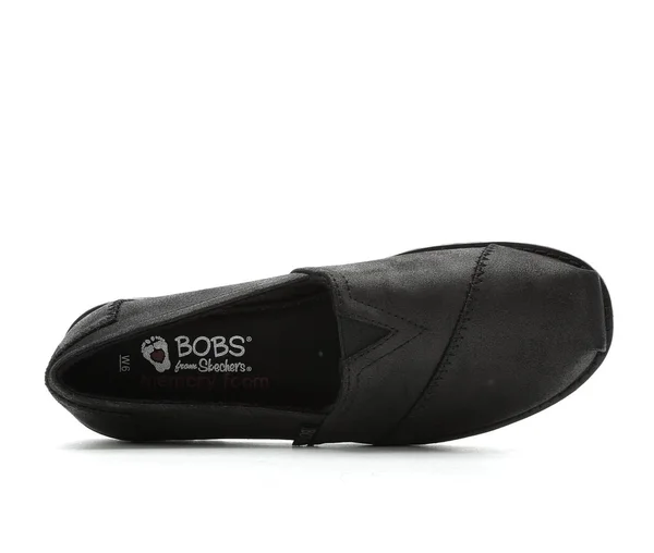Women's Bobs Urban Spell 113352 Slip-On Shoes in Black Size 6 Medium