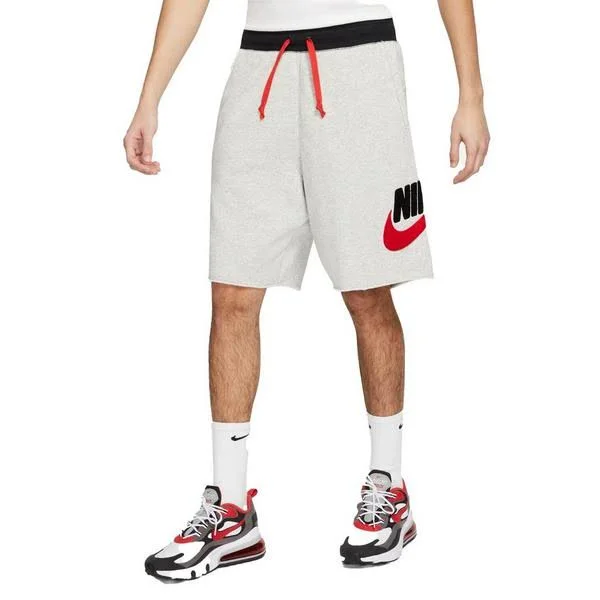 Nike Men's Sportswear Alumni Chenille Shorts - Grey Heather - M