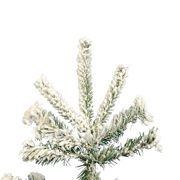 Vickerman 4.5& Unlit Flocked Slim Sierra Artificial Christmas Tree