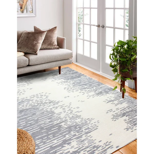 Bashian Greenwich HG359 Area Rug, 3&9x22 x 5&9x22 - Silver