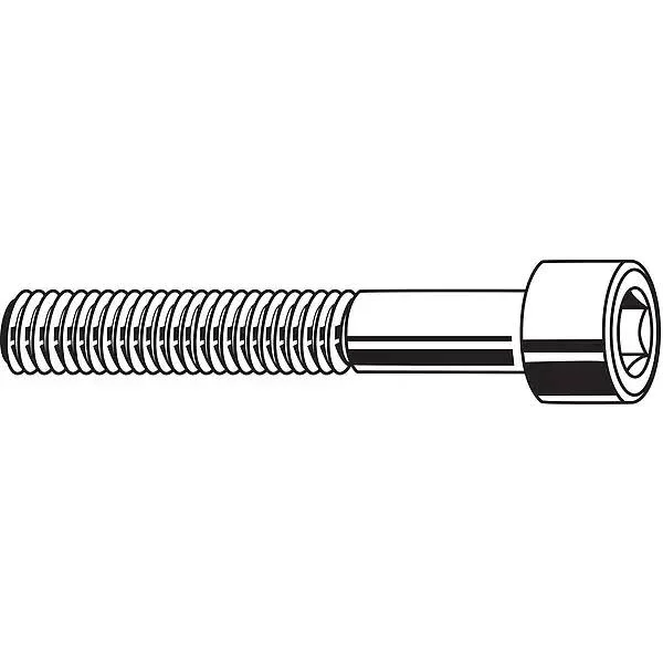 Fabory Cylindrical - Socket Head Cap Screw, 1/2x22-13, Stainless Steel, 18-8, Plain, 6-1/2x22 Length U51050.050.0650
