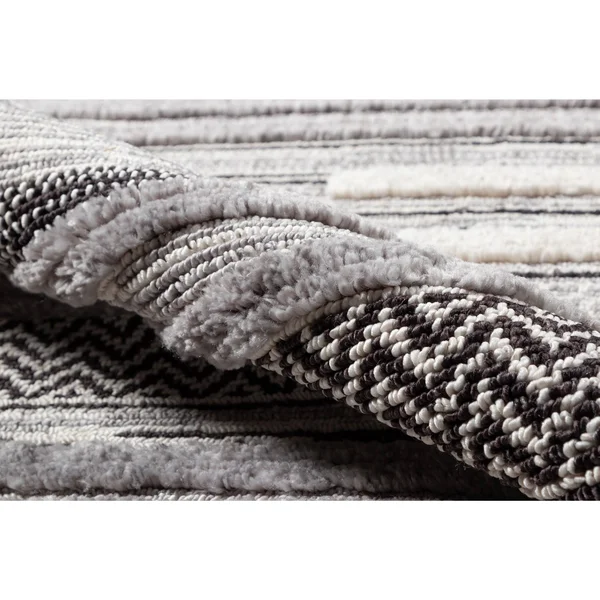 Momeni Odessa ODE-1 Grey Rug - 5 ft 3 in x 7 ft 6 in