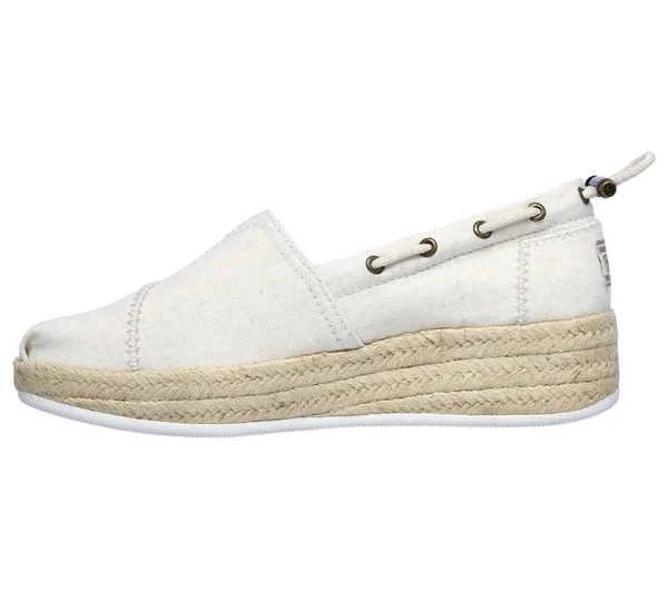 Skechers Women's Bobs Highlights 2.0 Yacht Master Espadrille, Natural