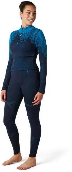 Smartwool Women's Intraknit Merino 200 Bottom - Large - Deep Navy, Ocean Abyss