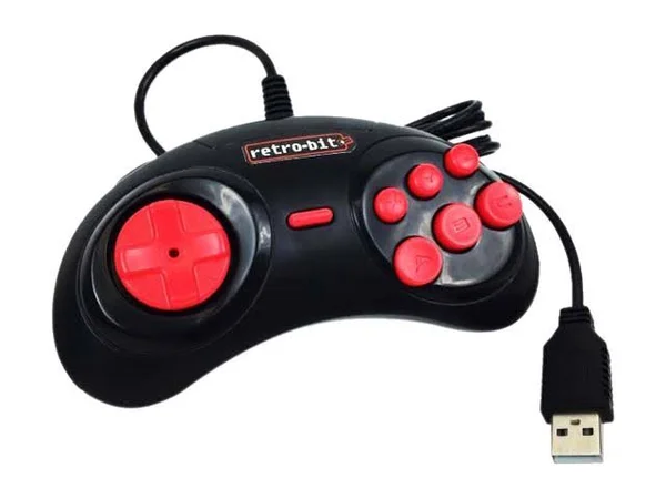 Retro-bit RB-PP-6539 Generations Plug & Play Game CONSOLE, Red & Black