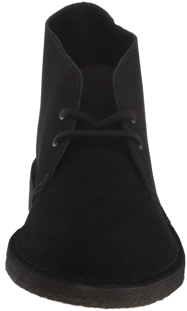 Clarks Desert Boot - Men's Black Suede, 11.5