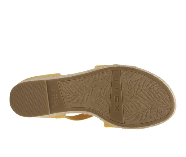 Women's LifeStride Siesta Wedge Sandal - Yellow - Size 5.5