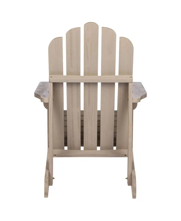 Shine Company Vintage Marina Adirondack Chair - Taupe Gray