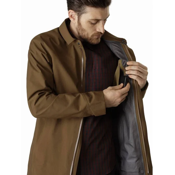 Arc&teryx Keppel Trench Coat Men's (Black II - Small)
