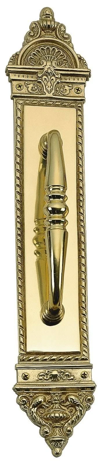 L'Enfant Pull Plate 3in x 16-1/2in - Antique Brass