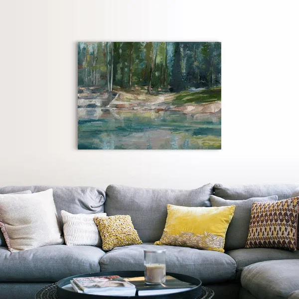 Northwestern Lake II, Canvas Wall Art, 48x36, Great Big Canvas