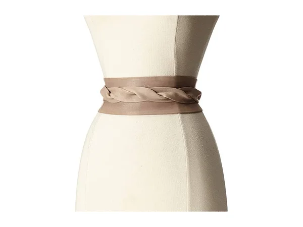 ADA Collection Obi Classic Wrap Belt Women's Belts Taupe