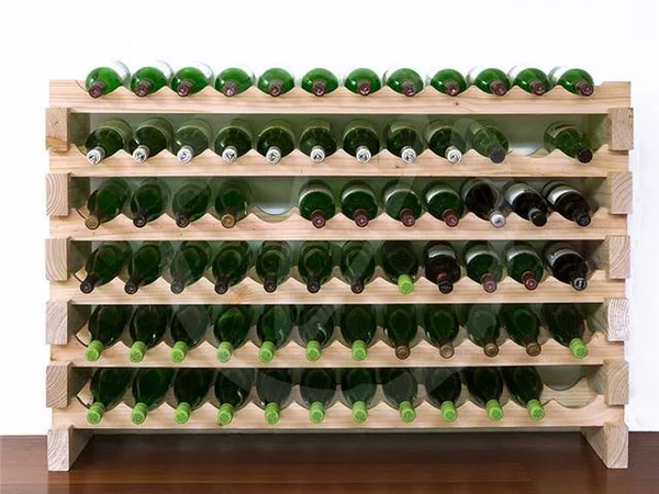 Vinotemp 6 x 12 Bottle Modular Wine Rack (Stained)