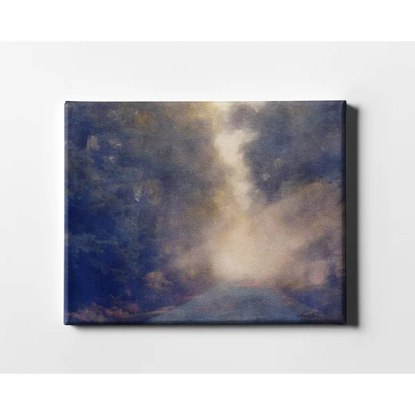 36x22 x 48x22 Hazy Road Matte Canvas by Amrita Sen in Multi-Color