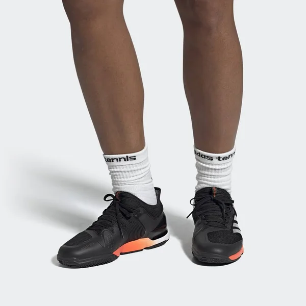 Adidas Men's Adizero Ubersonic 2 Clay Tennis Shoes - Black
