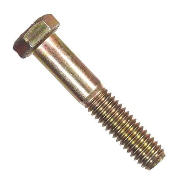 9/16x22-12 x 5x22 Yellow Zinc Hex Head Cap Screw Grade 8