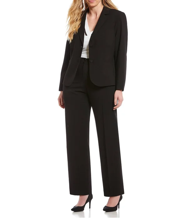 Calvin Klein Plus Size Classic Fit Straight Leg Pants - 24W