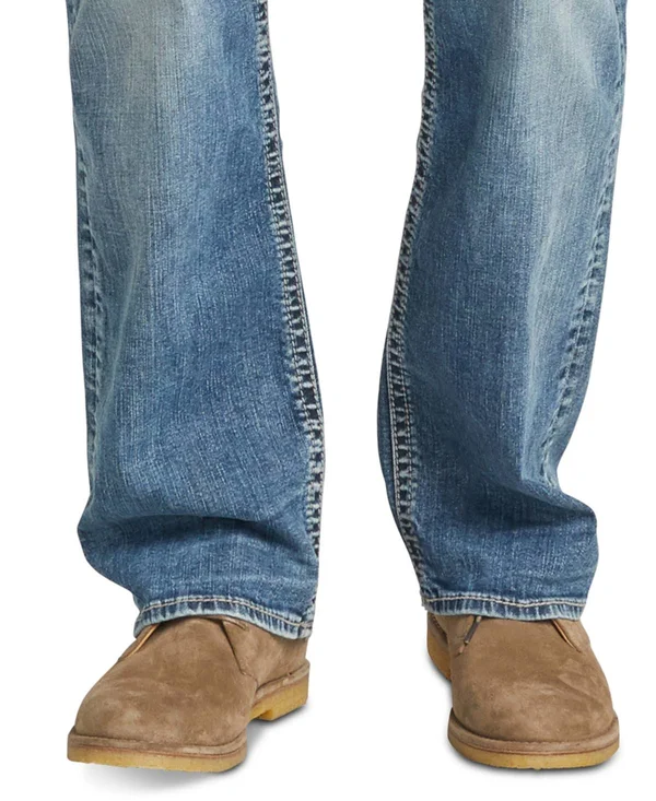 Silver Jeans Co. Men's Zac Relaxed Fit Straight Leg Jeans