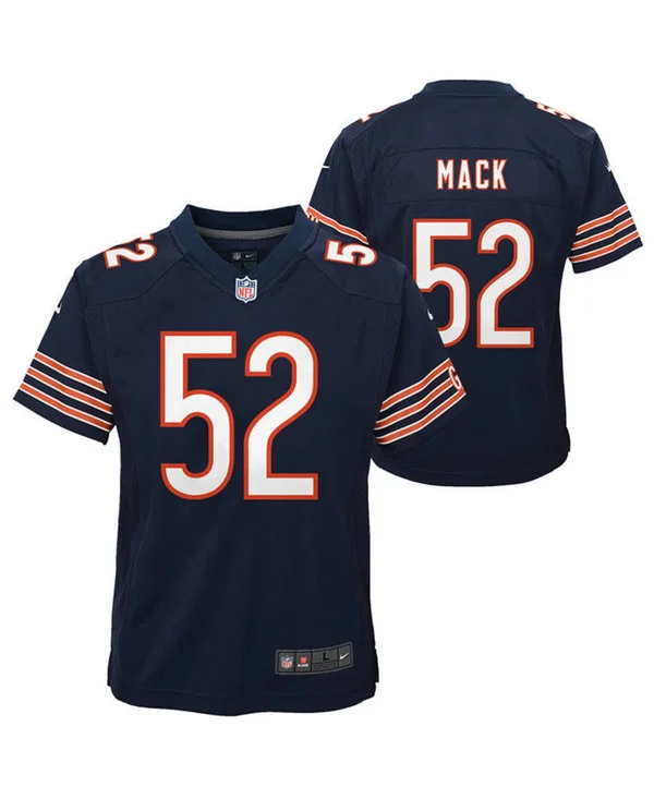 Nike Khalil Mack Chicago Bears Youth Game Jersey – Navy