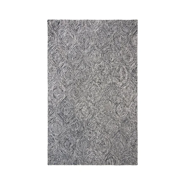 Safavieh Micro-Loop Rug Collection MLP615Z - Black - Ivory - 4& x 6&