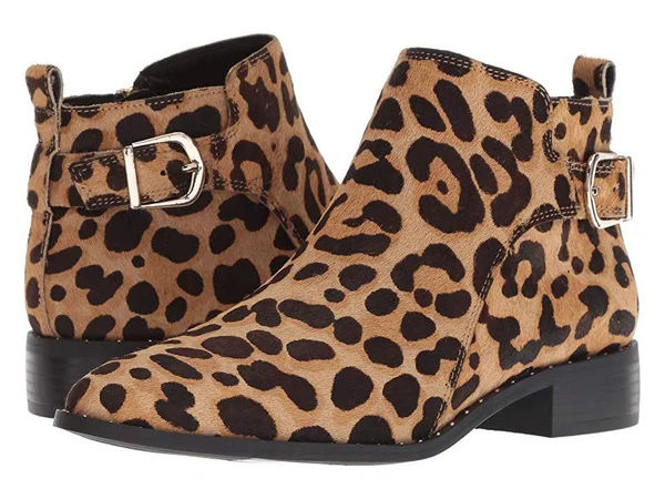 Steven Chavi Booties Leopard 6