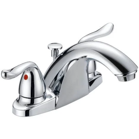 Ldr Double Handle Chrome Finish Faucet