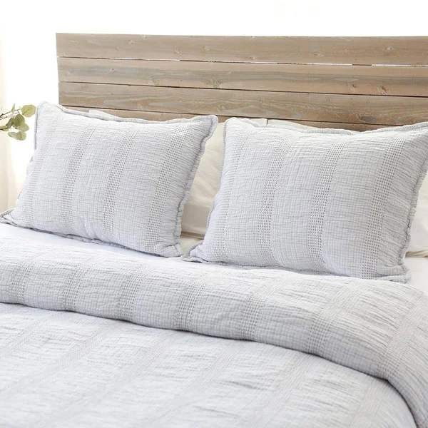 Pom Pom at Home Nantucket Sham - Size Standard - Grey