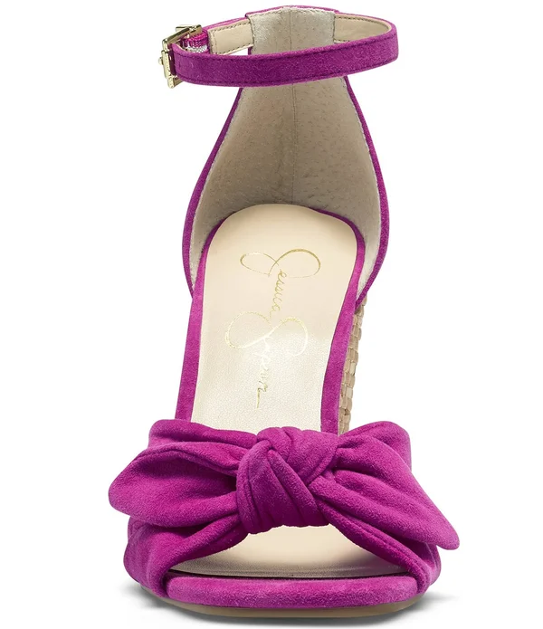 Jessica Simpson Women's Delirah Espadrille Wedge Sandals - Dark Brown