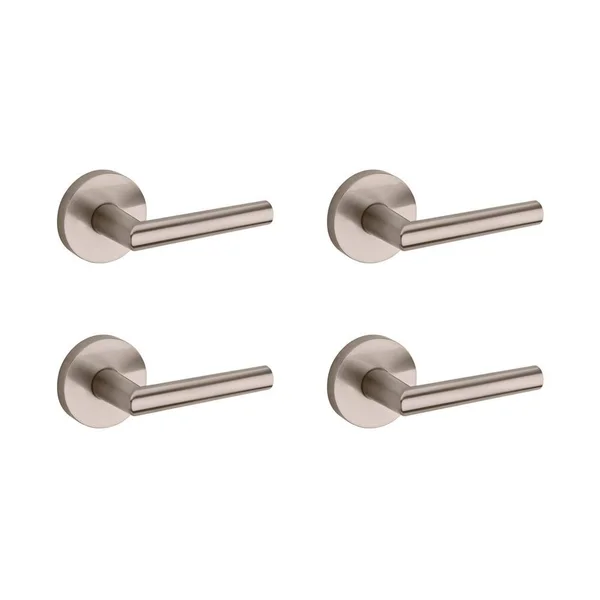 Kwikset Milan Satin Nickel Passage Hall/Closet Door Lever (4-Pack)