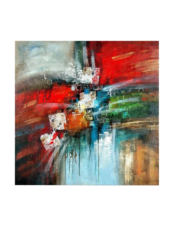 Rio &Cube Abstract IV& Canvas Art - Trademark Fine Art