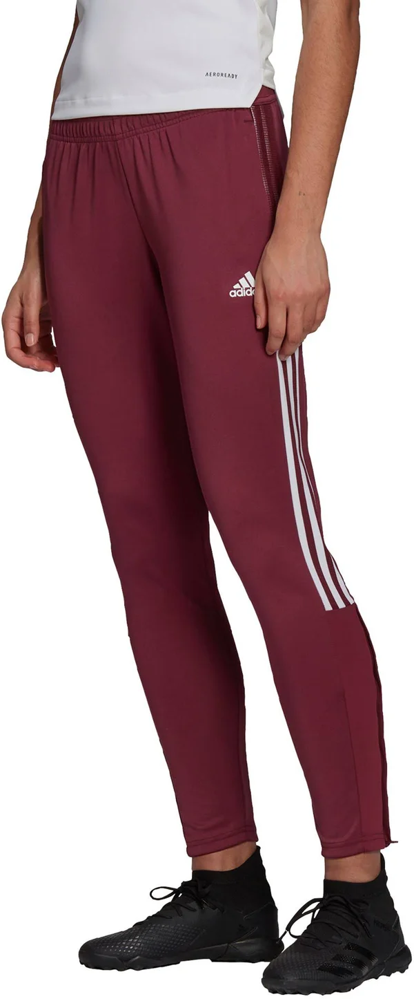 Adidas Women's Tiro Track Pants Victory Crimson/White - L