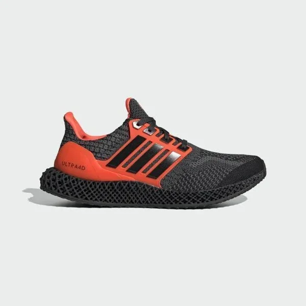 Adidas Ultra 4D Core Black Solar Red - Size 10 Men